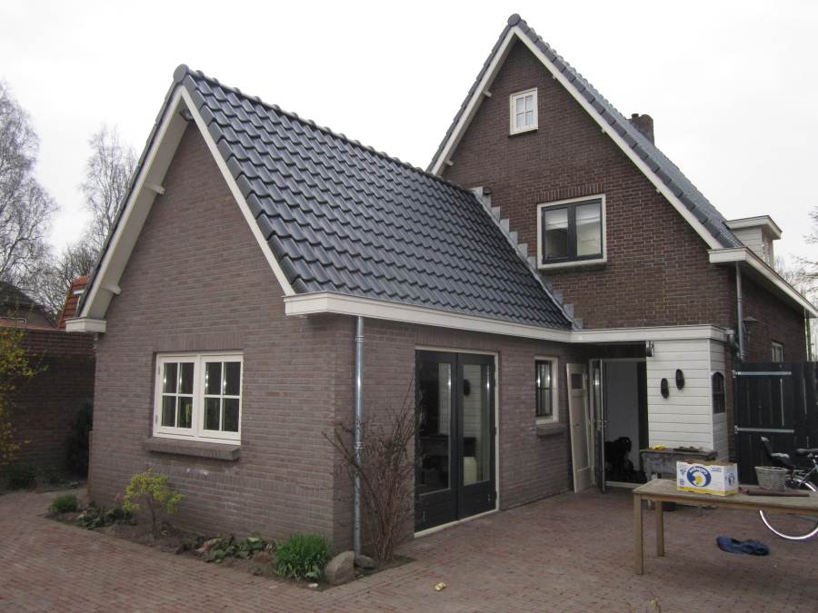 Uitbouw vrijstaand huis in ede – tijs de koning timmer en ... Uitbouw aan huis
